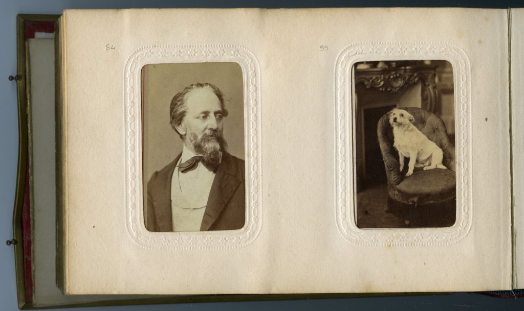 Page from the family album of Paul Ferdinand Gachet [WPI archives]