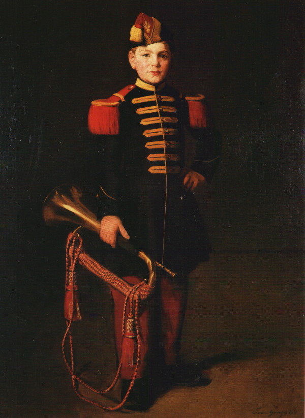 L'Enfant de troupe, oil on canvas 130 x 78 cm, 1869-1870 (Villeneuve-sur Lot, Musée de Gajac)